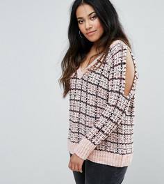 Джемпер в клетку River Island Plus - Розовый