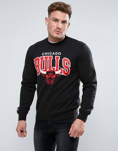 Свитшот с принтом Chicago Bulls Mitchell & Ness NBA - Черный
