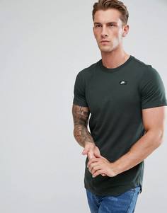 Зеленая длинная футболка Nike Modern 873239-332 - Зеленый