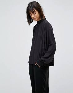 Блузка в стиле свитшота Weekday - Черный