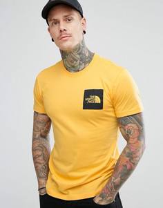 Желтая футболка с логотипом The North Face - Желтый