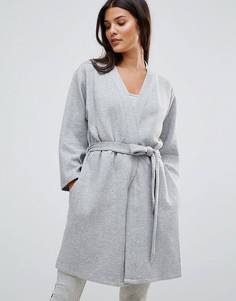 Стеганый халат Calvin Klein - Серый