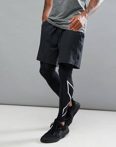 Черные шорты 2XU Training Urban MR4203B-BLK - Черный