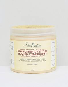 Несмываемый кондиционер для волос с ямайским черным касторовым маслом Shea Moisture Strengthen & Restore - Бесцветный