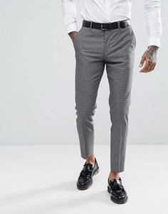 Серые брюки в клетку River Island - Серый