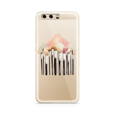 Аксессуар Чехол Huawei P10 Plus With Love. Moscow Silicone Brushes 6374