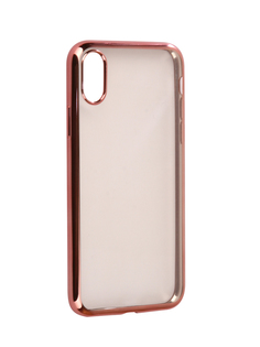 Аксессуар Чехол iBox Blaze Silicone для APPLE iPhone X Pink frame