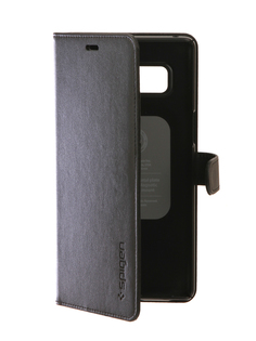 Аксессуар Чехол Spigen для Samsung Galaxy Note 8 Wallet S Black 587CS22095
