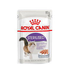 Корм ROYAL CANIN Sterilised Кусочки в желе 85g для кошек для стерилизованных кошек 787001