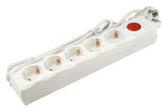 Сетевой фильтр Uniel Universal 5 Sockets 5m White S-GSU5-5