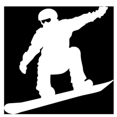 Наклейка на авто Sport-Sticker Сноуборд №01 White