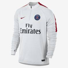 Мужская игровая футболка с длинным рукавом и молнией 1/4 Paris Saint-Germain Drill Nike