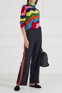 Шерстяная водолазка в полоску Mira Mikati