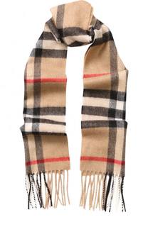 Кашемировый шарф с принтом Burberry