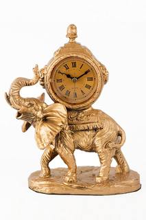 Часы настольные "Слоны" Русские подарки