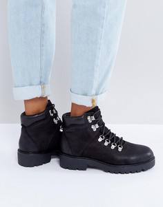 Кожаные походные ботинки черного цвета Vagabond Kenova - Черный