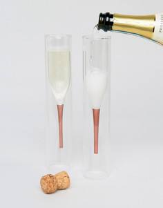 Бокалы для шампанского Thumbs Up Inside Out - Мульти