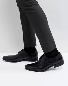 Черные туфли из искусственной кожи на шнуровке ASOS - Черный