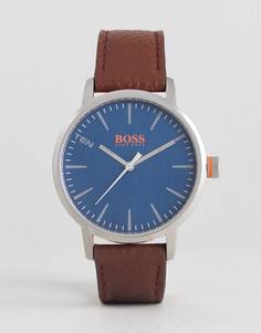 Часы с коричневым кожаным ремешком BOSS Orange By Hugo Boss 1550057 Copenhagen - Коричневый