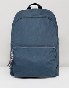 Сине-зеленый меланжевый рюкзак с молниями ASOS - Синий