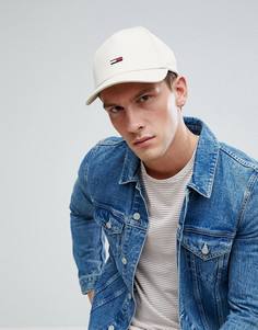 Бежевая бейсболка с логотипом Tommy Hilfiger Denim - Бежевый