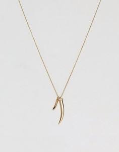 Короткое ожерелье с подвеской Orelia - Золотой