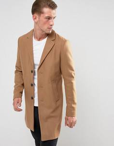 Шерстяное пальто Jack & Jones Premium - Рыжий