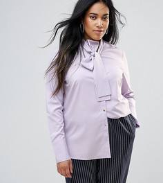 Блузка с завязкой Unique 21 Hero - Фиолетовый