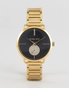 Золотистые наручные часы Michael Kors MK3788 Portia - Золотой