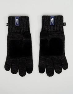 Черные трикотажные перчатки с замшевыми накладками The North Face Etip - Черный