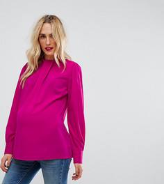 Блузка с драпировкой ASOS Maternity - Розовый