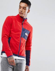 Красная флисовая куртка в стиле 90-х Tommy Jeans Capsule - Красный