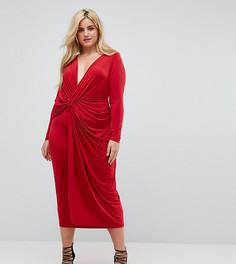 Платье миди ASOS CURVE - Красный