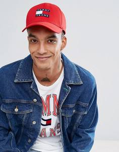 Красная бейсболка с логотипом в стиле 90-х Tommy Jeans Capsule - Красный