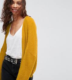 Кардиган в рубчик ASOS PETITE - Желтый