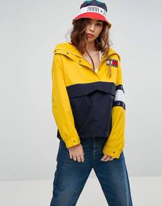 Ветровка колор блок в стиле 90-х Tommy Jeans Capsule - Мульти