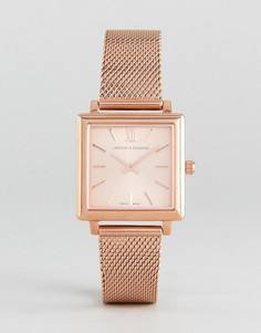 Золотисто-розовые часы Larsson & Jennings NRS34 Lugano & Norse Solaris - Золотой