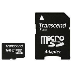 Карта памяти SDHC Micro Transcend