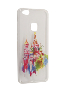 Аксессуар Чехол Huawei P10 Lite With Love. Moscow Silicone Russia 6322