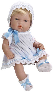 Кукла Arias Elegance Пупс блондинка White-Blue Т59269
