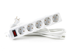 Сетевой фильтр Космос 5 Socket 3m White FKsm3m-5g