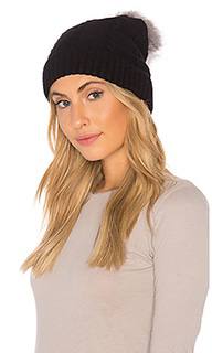 Лыжная шапочка с помпоном из искусственного меха vegan cashmere - Plush