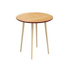 Обеденный стол спутник (woodi) красный 75.0 см.