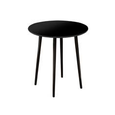 Обеденный стол спутник (woodi) черный 75.0 см.