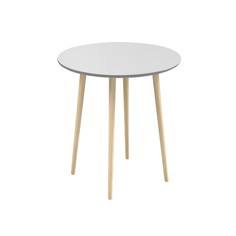 Обеденный стол спутник (woodi) белый 75.0 см.