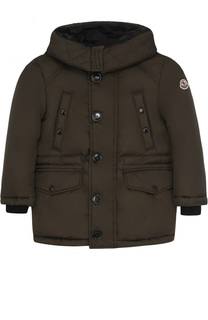 Пуховая куртка с капюшоном Moncler Enfant