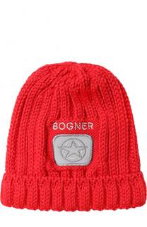 Шапка фактурной вязки Bogner