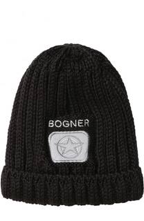 Шапка фактурной вязки Bogner