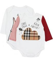 Комплект из двух хлопковых боди Burberry
