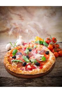 Холст "Половина пиццы" Ecoramka